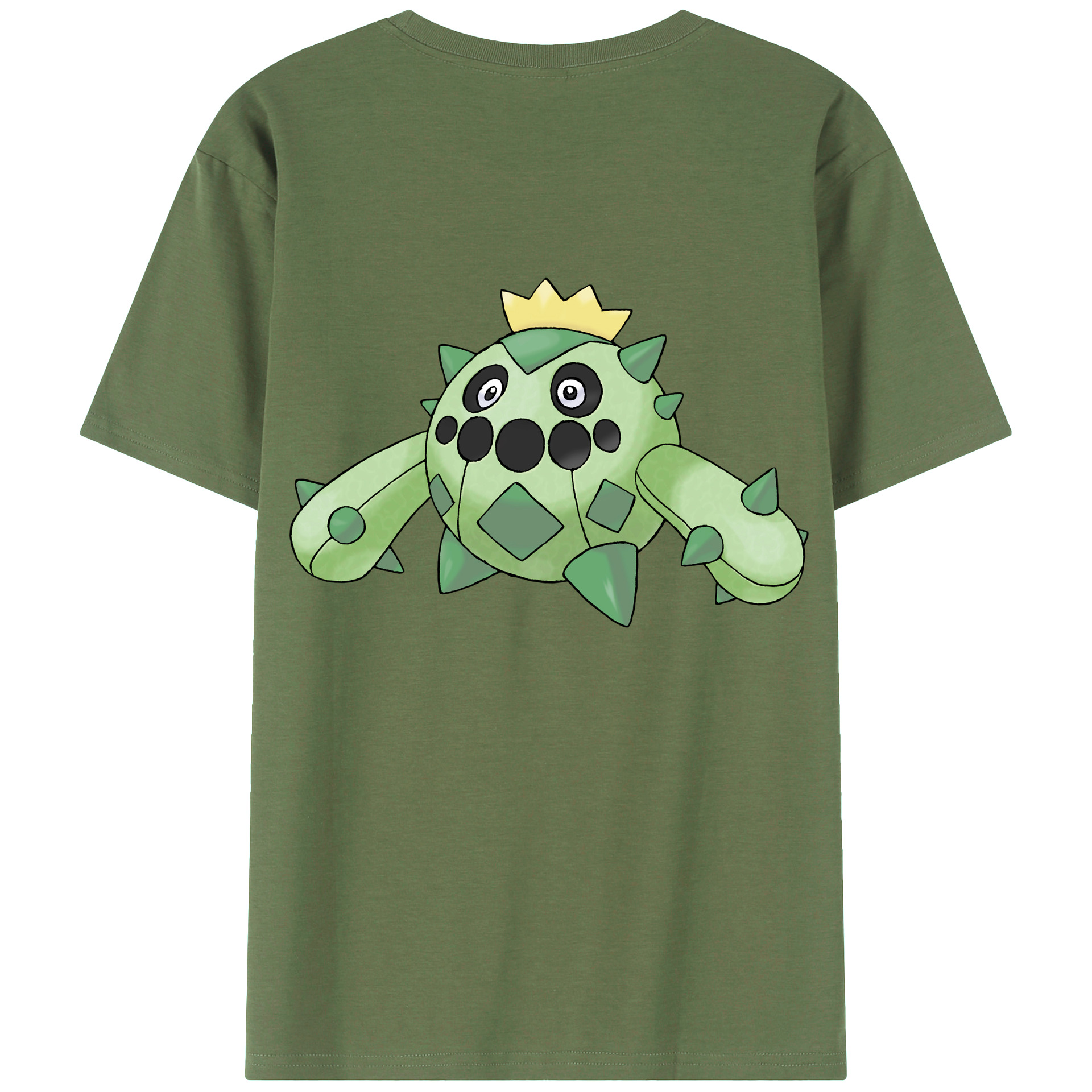 （画像用） ポケットモンスター Pokémon 綿100％ メンズ半袖Tシャツ（バックプリント） 通気性